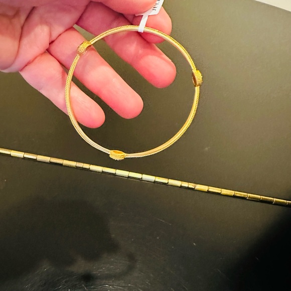 NWT Authentic Minimalist Luxury Julie Vos Pave' Obsidian Black Medium Bangle - Picture 13 of 17